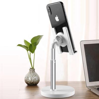 China Adjustable Heavy Bottom Cell Phone Stand For Desk Angle Height Adjustable Desktop Phone Holder Compatible With All Cell Phones for sale