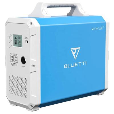 China [EU Current]BLUETTI EB150 1500Wh AC110V/1000W 1500Wh Portable Camping Backup Solar Power Station Generator Lithium Battery Backup (3.7V/405 for sale