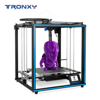 China 2020 New X5SA 24V DIY 3D Printer Metal 3d Printer Upgraded Tronxy Kit CoreXY Metal Building Kit 330*330mm Heat Table 3d 3d Machine for sale