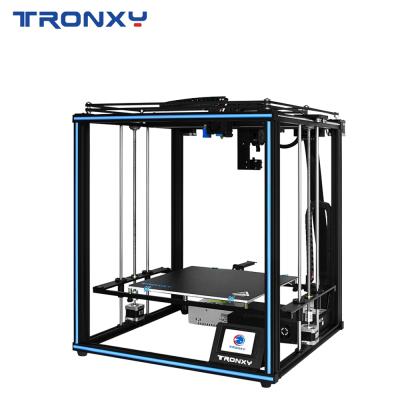 China HOT High Resolution 3D Printer Pro Ali US&AU Warehouse Tronxy X5SA 3D Printer For 3D Models OSG DIY Models Dual Axis 3d Printer Components House External House Printer for sale