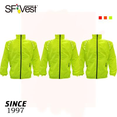 China Bike Safety LED Safety Jacket Anti-UV Yellow Safety Jacket For Sale Supplier for sale