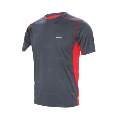 China 100% Breathable Round Quick Dry Polyester Neck Safety Sports Seamless Yoga T-Shirt for sale