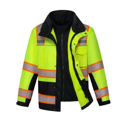 China Custom Private Label Reflective Jacket Women Water Proof Waterproof Work Safety Jacket for sale