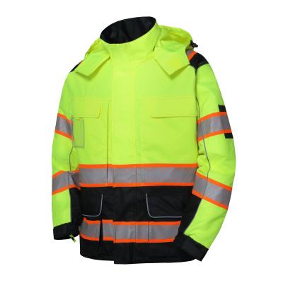 China Outdoor Lightweight Reflective Vest Water Proof Safety Motocycles Safety Reflective Jacket for sale