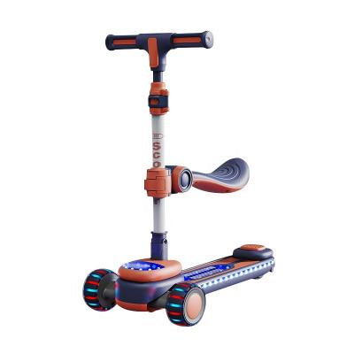 China Widen and Thicken Double Bottom Plate Factory Price China New Design 2023 Multifunctional Scooter for 3 Wheel Children Kids Foldable Scooters for sale