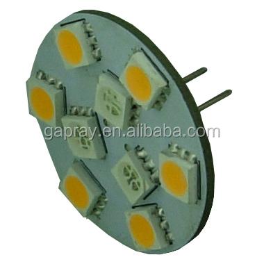 China Rv 24V Blue And White Colors Changing LED G4 Back Pin For Boat for sale