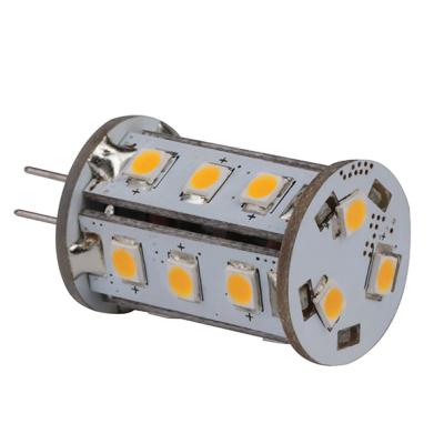 China Motorhome CE RoHS 12v 24v SMD G4 LED Warm White Deck Lights for sale