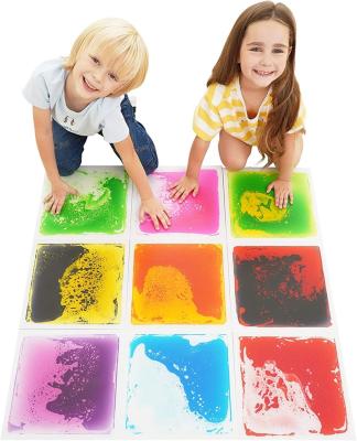 China Eco-Friendly Mat Kindergarten Eco-Friendly Multi Color Children's Play Room Gel Floor Sensory Liquid Mats for sale