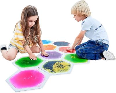 China Eco-Friendly Indoor Kids Room Play Mat Kids Sensory Toys Sensitive Decorative Vinyl Flooring Liquid Tile for sale