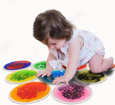 China Eco-Friendly Educational Non-Toxic Colorful Non-Toxic Liquid Mat Baby Supplies Toys Equipment Sensory Play Mat For Autism Children for sale