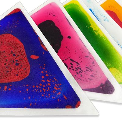 China 2022 Eco-friendly Non-Toxic Color New Product Ideas Baby Playmat Liquid Flowing Sensory Mats For Autism Foam Puzzle Mat for sale