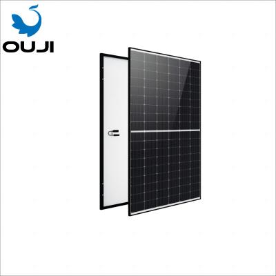 China Premium HT solar 182mm half cell mono solar panel 405W 410W 415W 420W 425W Monocrystalline solar panels Silver frame for sale