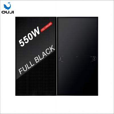 China Premium High quality HT solar 540W 545W 550W 555W 560W 182mm half cut cell mono high power Monocrystalline Solar panels for sale