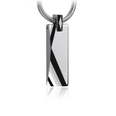 China Trendy Fashion Jewelry Unique Cool Geometric Shape Tungsten Steel Men Pendants for sale