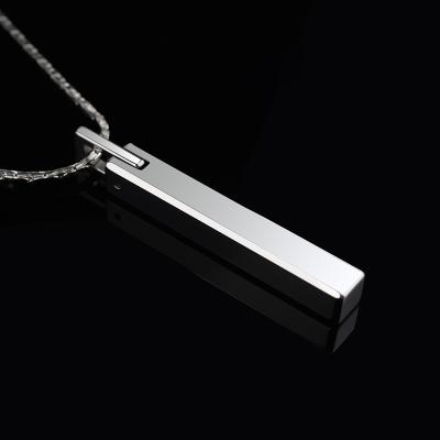 China FASHIONABLE Customized Rectangle Bar Engraving Name Pendant for sale