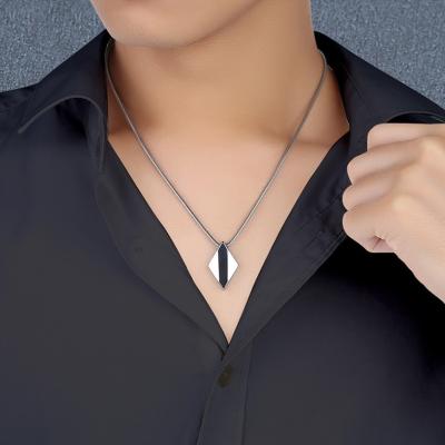 China FASHIONABLE High Quality Luxury Tungsten Steel Men's Pendant Necklace for sale