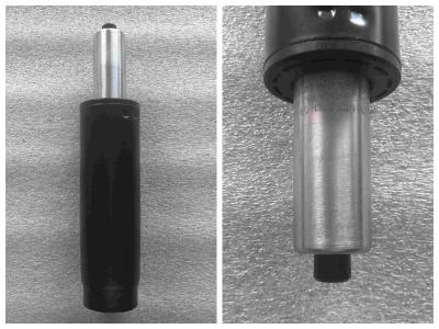 China 60MM Black Mighty Lift Furniture Gas Spring , Stabilus Gas Springs Black Button for sale