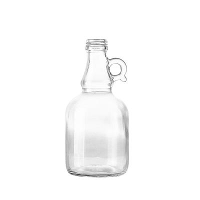 China Hot Sales 500ml 250ml Glass Wine Fermentation Beverage Jug Glass Water Bottle Jug Beer 1L Clear Gallon Glass Jug for sale