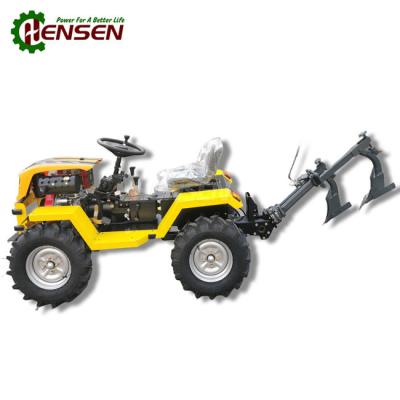 China Double Plow Compact Utility Tractors 12HP Compact Tractor For Small Farm for sale