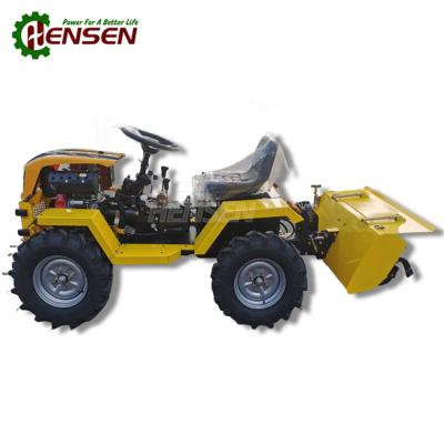 China Yellow 4WD Lawn Tractor Multi Purpose for sale