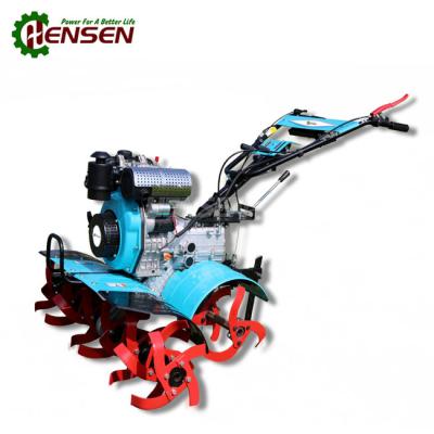 China 9HP Diesel Cultivator Energy Saving Diesel Power Tiller With 32 Dry Land Blades for sale