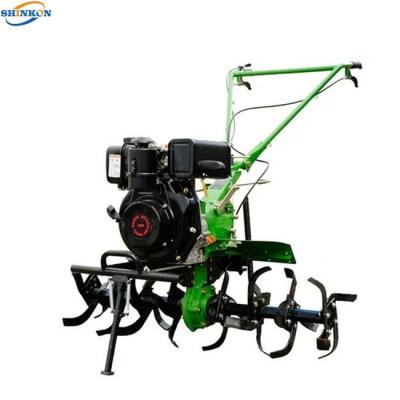 China Landbouwgrond 800 mm Breed Diesel Cultivator CE 7 Hp Power Tiller Diesel Te koop