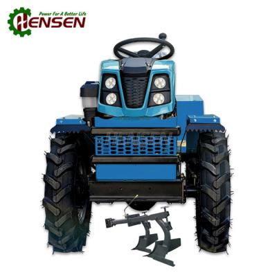 China 2 Tined Plow 4WD Tractor 4 Stroke Small Cultivating Tractor 18HP for sale