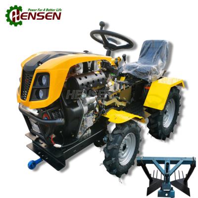 China Multipurpose Mini Tractor Four Wheel Drive Tractor With Big Potato Digger for sale