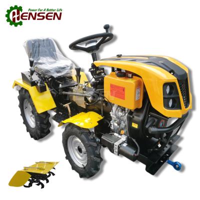 China 4wd Synchro Diesel Tractor 18 HP 4 Wheel Drive Garden Tractor for sale