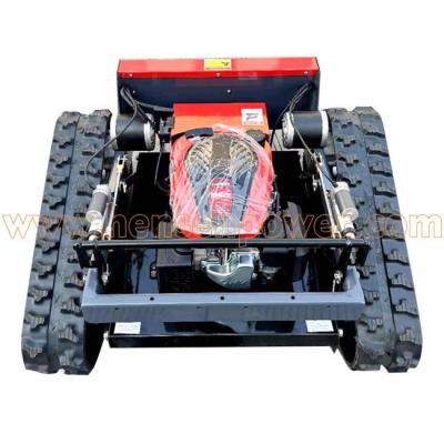 China 7.5HP Robot Gasoline Lawn Mower Crawler Remote Control Lawn Mower for sale