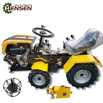 China Multipurpose Agricultural Diesel Tractor 12 HP-18 HP 4 Wheel Drive Tractor for sale