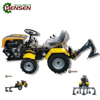 China 12HP-18HP Four Wheel Drive Lawn Tractor Multipurpose Tractor With Various Plows for sale