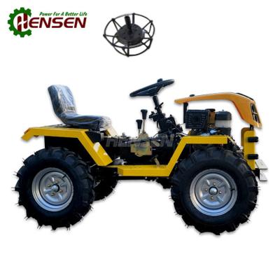 China Multifunctional Gasoline Tractor 18HP Agricultural Mini Tractor for sale