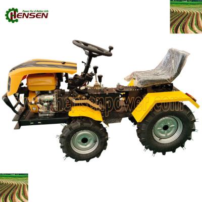 China Mini Tractors And Machinery 12HP-18HP Four Wheel Drive Lawn Tractor for sale