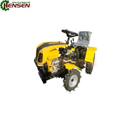 China Cabrio 4 wiel aandrijving gazon tractor synchroniseerde benzine mini-tractoren Te koop