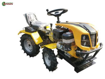 China Synchronized 4x4 Gasoline Tractor Mini Tractor With Driver Seat And 3 Disc Mower for sale