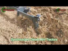 multifunctional tractor mini 4wd tractor with 2 tined plow ce certification