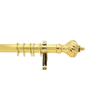 China Many styles hot sale guaranteed quality aluminum curtain poles, metal curtain tubes, gold curtain rod for sale