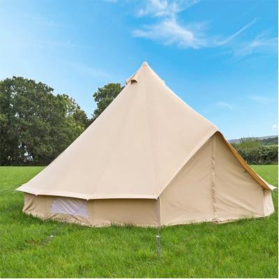 China UV Protection/Waterproof 5 -10 Person Outdoor Waterproof Family Travel Camping Bell Tent Wholesale /Stocked Camping Tents for sale