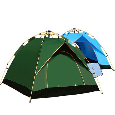 China UV Protection/Waterproof Customizable Fully Automatic 3-4 Person Camping Tent Quick Opening /Stocked 4 Season Camping Tent Available for sale