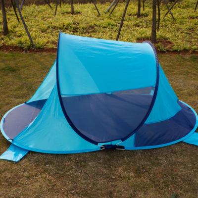 China UV Protection/Waterproof Customizable Outdoor /Stocked 1-2 Person Kids Play Beach Tent Pop Sun Shade Beach Tent for sale