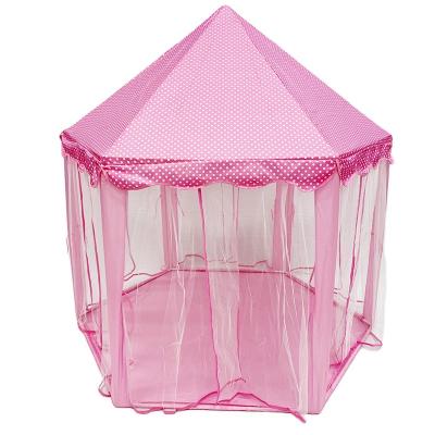 China Soft Toy Cute Princess Pink Indoor Toy Tent Easy Foldable Party Kids Children Play Tent for sale