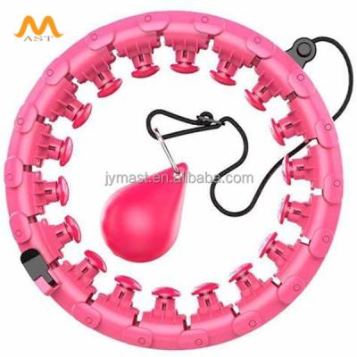 China size & Abdomen Exercise Home Slimming Polynesian Dance Circles Fitness Smart Weighted Detachable Adjustable Ring for sale