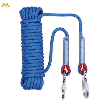 China Nylon Static Net Climbing Rope 10mm Safety Climbing Cable for sale