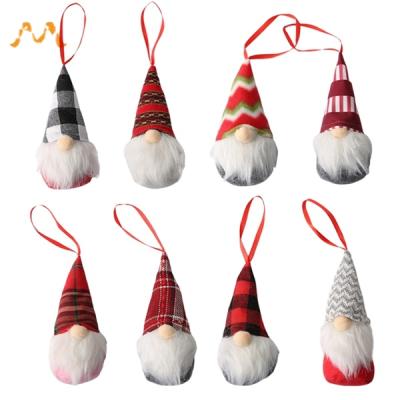 China Faceless Christmas Gift Many Gnome Toy Santa Xmas Tree Hanging Ornament Christmas Doll Decoration Supplies for sale