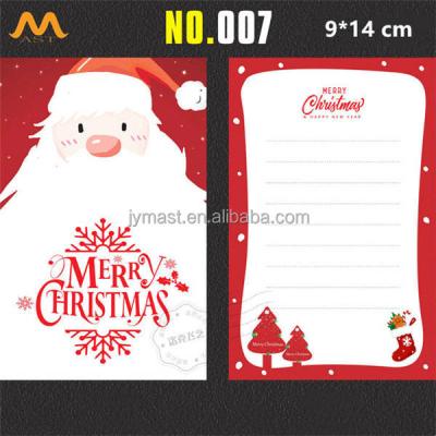 China Beautiful Packaging Christmas Cards Greeting Thank You Cards With Custom Design 9*14cm for sale