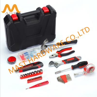 China Factory Price 37PCS Standard Handy DIY Tool Box Set Household Promotional Tool Kits for sale