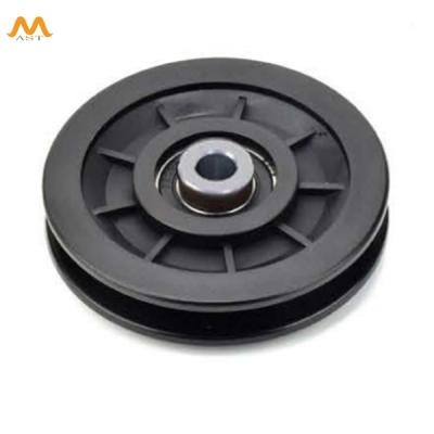 China Plastic Metal Pulley 9.7cm Fitness Equipment Pulley / Plastic Bearing Pulley Gym Equipment Accessories for sale