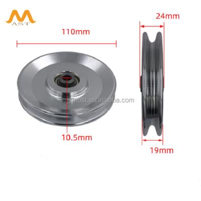 China Multifunctional Full Body Trainer Bearing Aluminum Pulley Metal/Factory Price 110mm Plastic Gym Equipment for sale