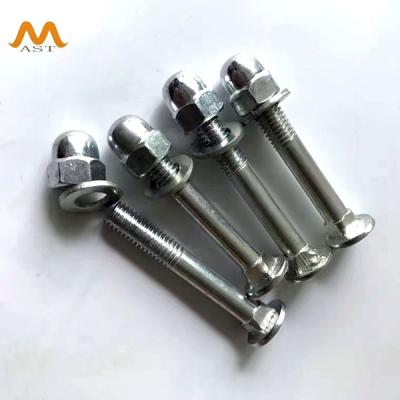 China High Quality Steel Fitness Equipment Bike Part Screw And Cap Set Rotating Use The Fix Foot M8*50 M8*75 for sale